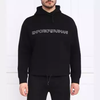 Толстовка обычного кроя Emporio Armani, черный