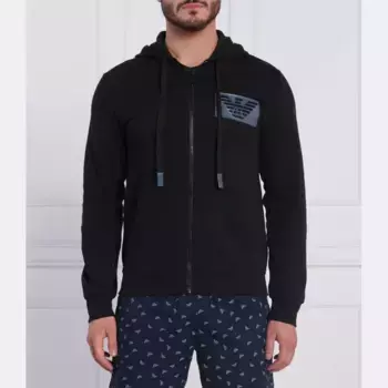 Толстовка обычного кроя Emporio Armani, черный
