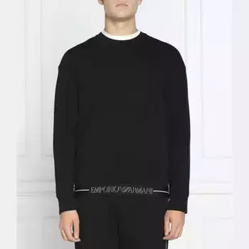 Толстовка обычного кроя Emporio Armani, черный