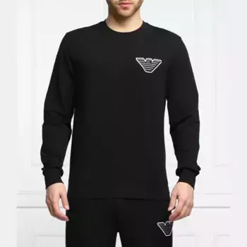 Толстовка обычного кроя Emporio Armani, черный