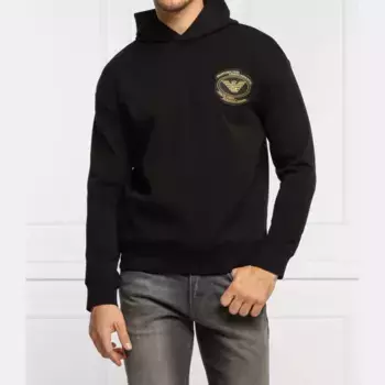 Толстовка обычного кроя Emporio Armani, черный