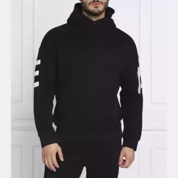 Толстовка обычного кроя Emporio Armani, черный