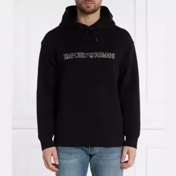 Толстовка обычного кроя Emporio Armani, черный