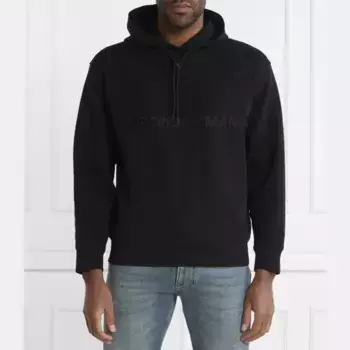 Толстовка обычного кроя Emporio Armani, черный
