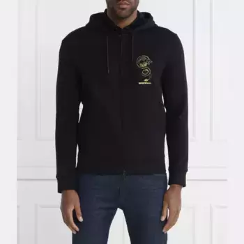 Толстовка обычного кроя Emporio Armani, черный
