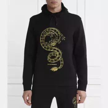 Толстовка обычного кроя Emporio Armani, черный
