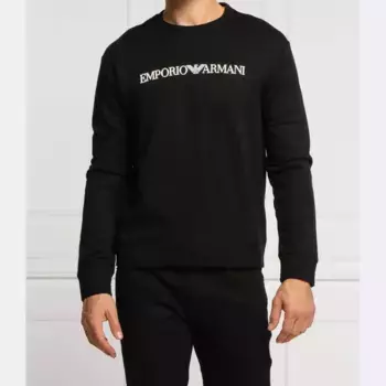Толстовка обычного кроя Emporio Armani, черный