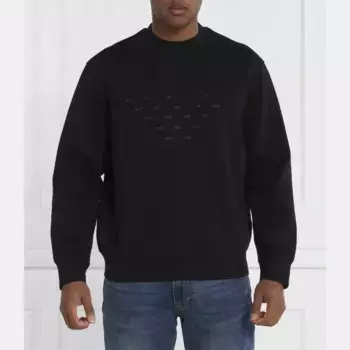 Толстовка обычного кроя Emporio Armani, черный