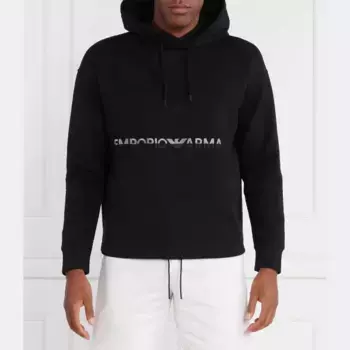 Толстовка обычного кроя Emporio Armani, черный