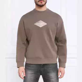 Толстовка обычного кроя Emporio Armani, хаки
