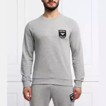 Толстовка обычного кроя Emporio Armani, серый