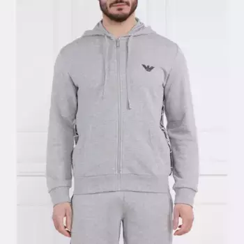 Толстовка обычного кроя Emporio Armani, серый