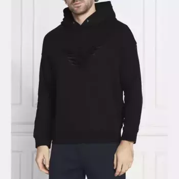 Толстовка обычного кроя Emporio Armani, синий