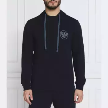Толстовка обычного кроя Emporio Armani, синий