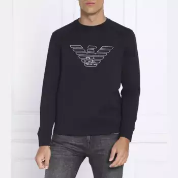 Толстовка обычного кроя Emporio Armani, синий