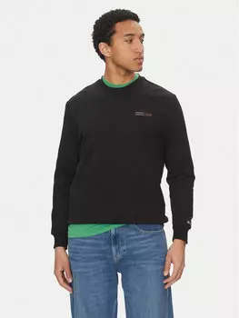 Толстовка обычного кроя Entry Graphic DM0DM20849 Tommy Jeans, черный