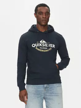 Толстовка обычного кроя EQYFT05089 Quiksilver, синий