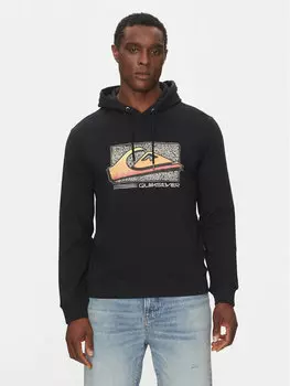 Толстовка обычного кроя EQYFT05094 Quiksilver, черный