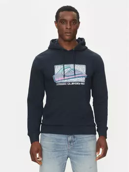 Толстовка обычного кроя EQYFT05094 Quiksilver, синий