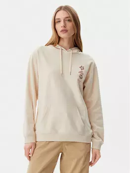 Толстовка обычного кроя ERJFT04952 Roxy, бежевый