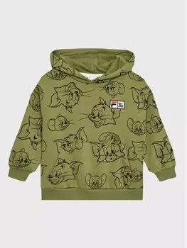 Толстовка обычного кроя Fila, зеленый