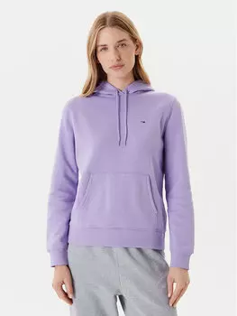 Толстовка обычного кроя Flag DW0DW19958 Tommy Jeans, фиолетовый