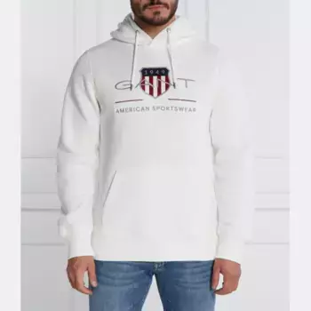 Толстовка обычного кроя Gant, белый