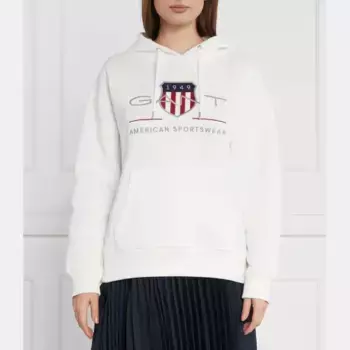 Толстовка обычного кроя Gant, белый