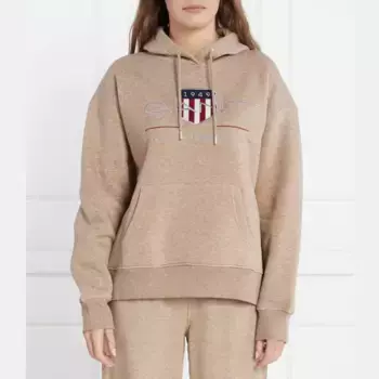 Толстовка обычного кроя Gant, бежевый