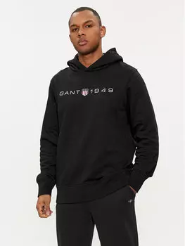 Толстовка обычного кроя Gant, черный