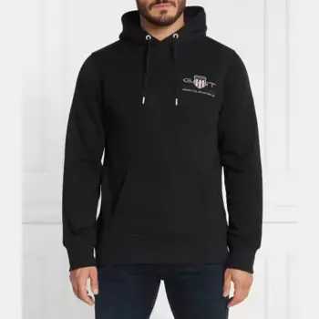 Толстовка обычного кроя Gant, черный