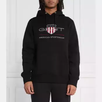 Толстовка обычного кроя Gant, черный