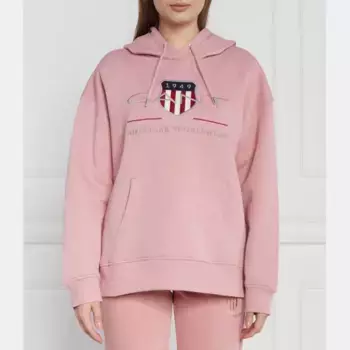 Толстовка обычного кроя Gant, розовый