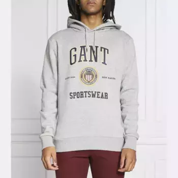 Толстовка обычного кроя Gant, серый