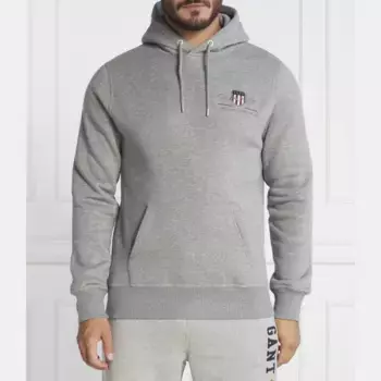 Толстовка обычного кроя Gant, серый