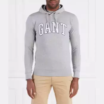 Толстовка обычного кроя Gant, серый