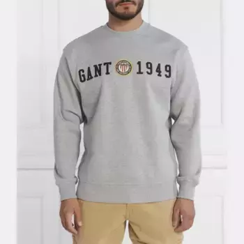 Толстовка обычного кроя Gant, серый