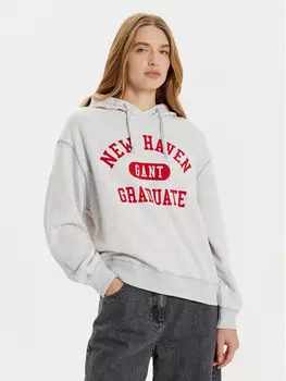 Толстовка обычного кроя Gant, серый