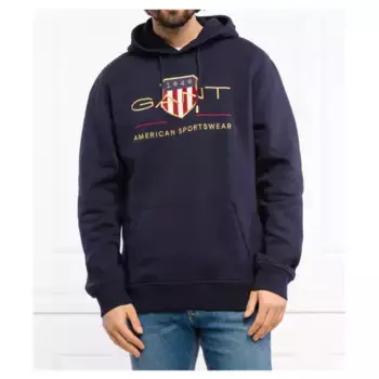 Толстовка обычного кроя Gant, синий