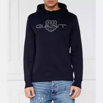 Толстовка обычного кроя Gant, синий