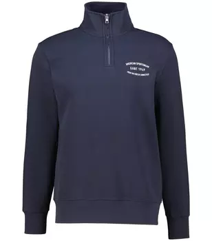 Толстовка обычного кроя Gant, синий