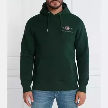 Толстовка обычного кроя Gant, зеленый