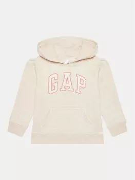 Толстовка обычного кроя Gap, бежевый