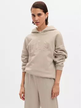 Толстовка обычного кроя Gap, бежевый