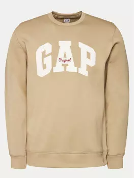 Толстовка обычного кроя Gap, бежевый