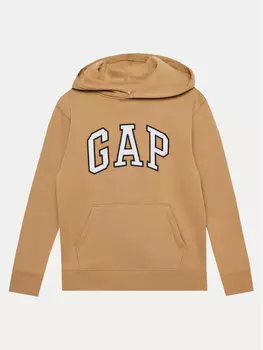 Толстовка обычного кроя Gap, бежевый