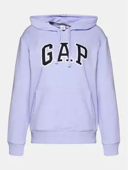 Толстовка обычного кроя Gap, фиолетовый
