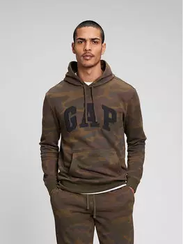 Толстовка обычного кроя Gap, коричневый