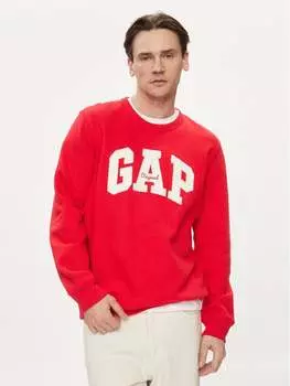 Толстовка обычного кроя Gap, красный