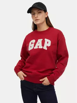 Толстовка обычного кроя Gap, красный